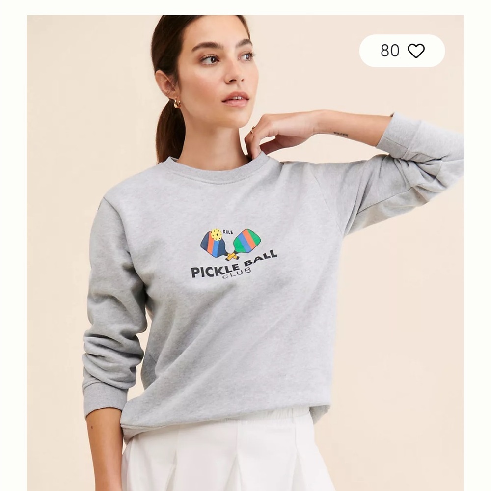 Kuhl Gray Pickleball Club Sweatshirt